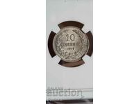 10 cenți 1913 - Ms63
