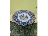 A lovely large antique Portuguese plate