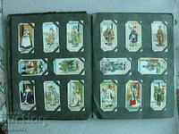 Cigarette cards album English pictures of cigarettes