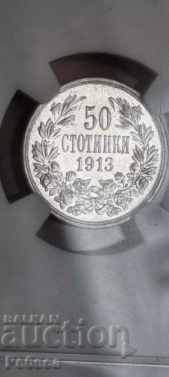 50 de cenți - 1913 MS 61