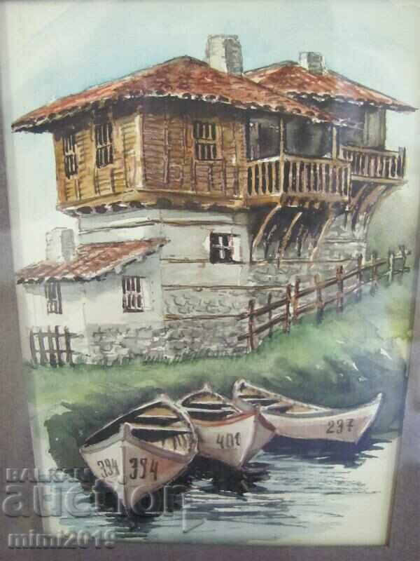 Small Painting Watercolor unknown author with price 20.00 BGN | € 10.23 Small Painting Watercolor unknown author with price 20.00 BGN | € 10.23