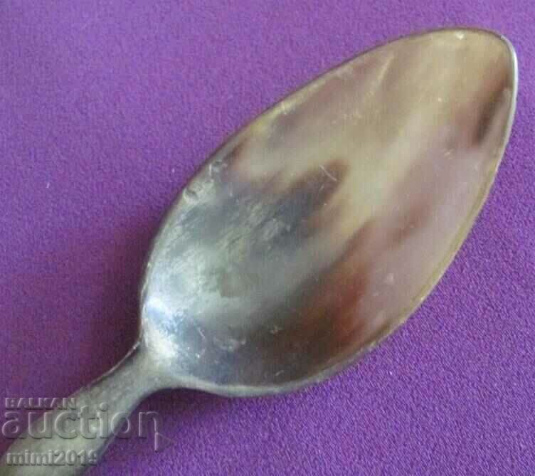 19th Century Horn Serving Spoon with Silver Handle - 5 19th Century Horn Serving Spoon with Silver Handle - 5