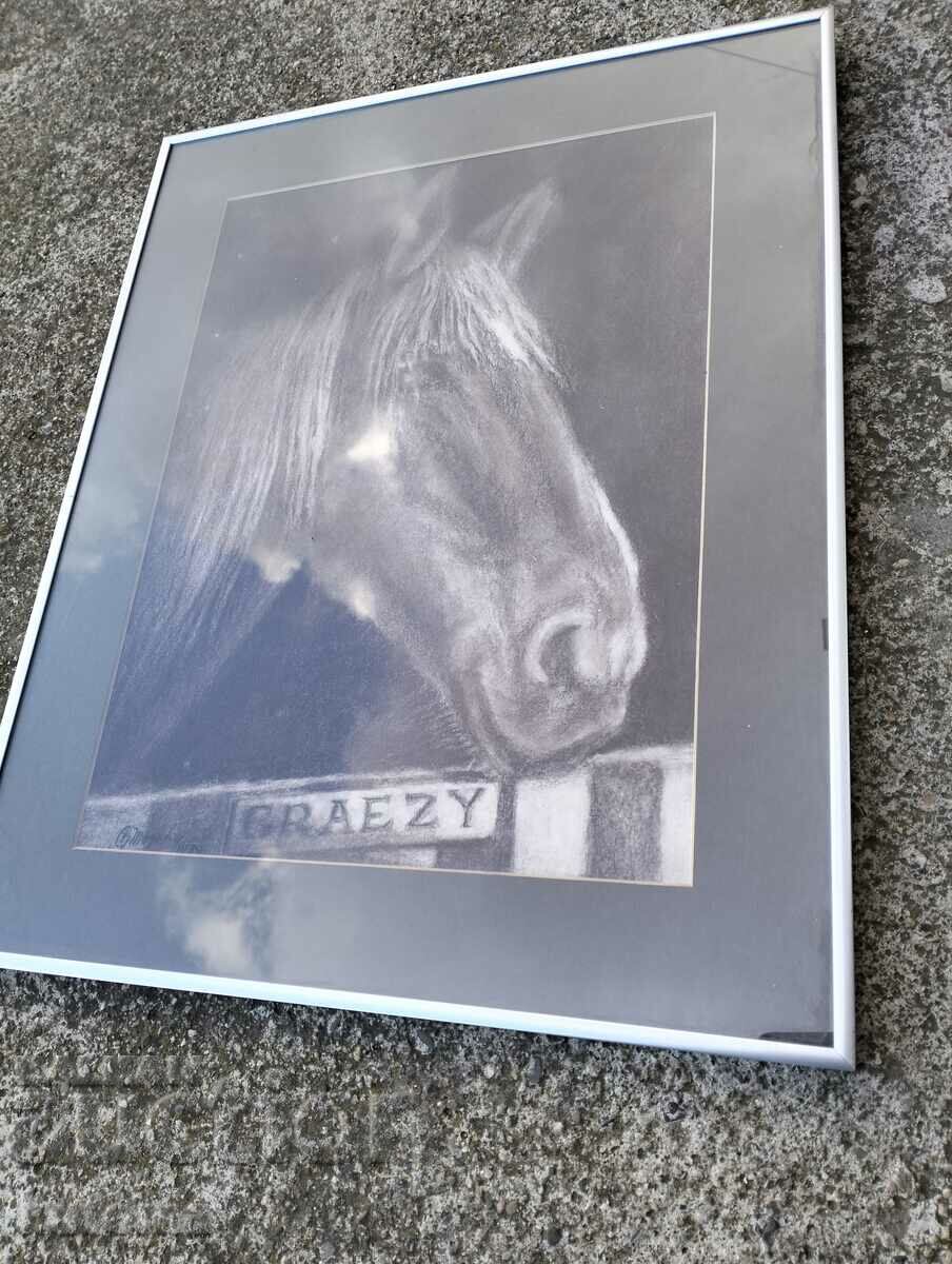 Horse head graphic with price 69.99 BGN | € 35.79 Horse head graphic with price 69.99 BGN | € 35.79