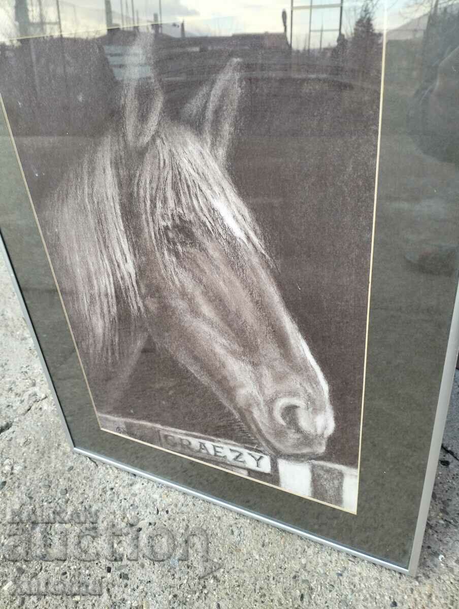 Auction Horse head graphic Auction Horse head graphic