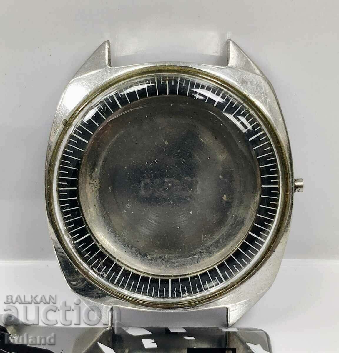 Carcasă din oțel pentru ceas automat de zbor sovietic URSS