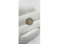 Царска сребърна монета 50 стотинки 1910