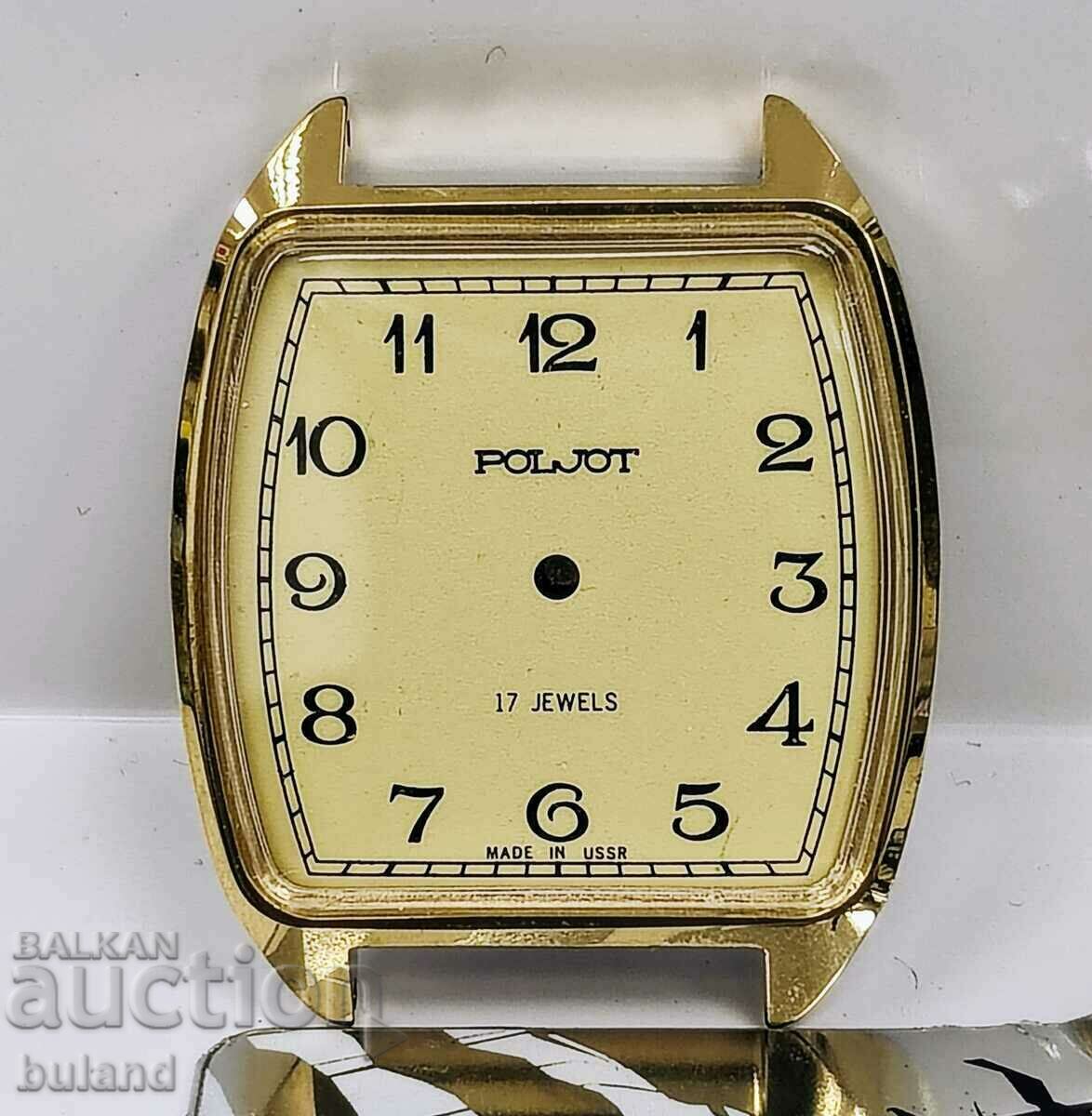 Gold Plated Case for Soviet Poljot USSR Watch
