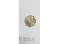 Топ качество на царска монета 50 стотинки 1913 год