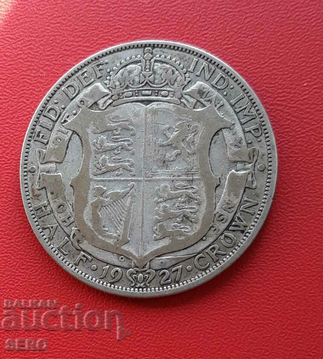 Marea Britanie - 1/2 coroană 1927