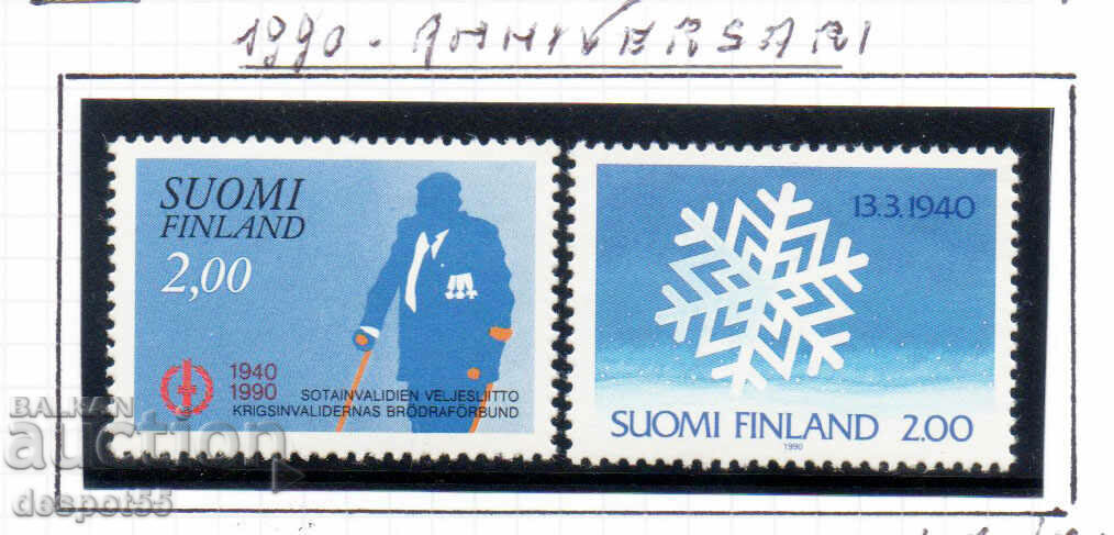 1990. Finland. Jubilee anniversaries.
