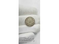Monedă domnească de argint 1 lev 1894