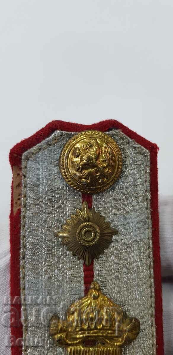 Rare royal epaulettes Military Lawyer Lieutenant - Boris III - 5