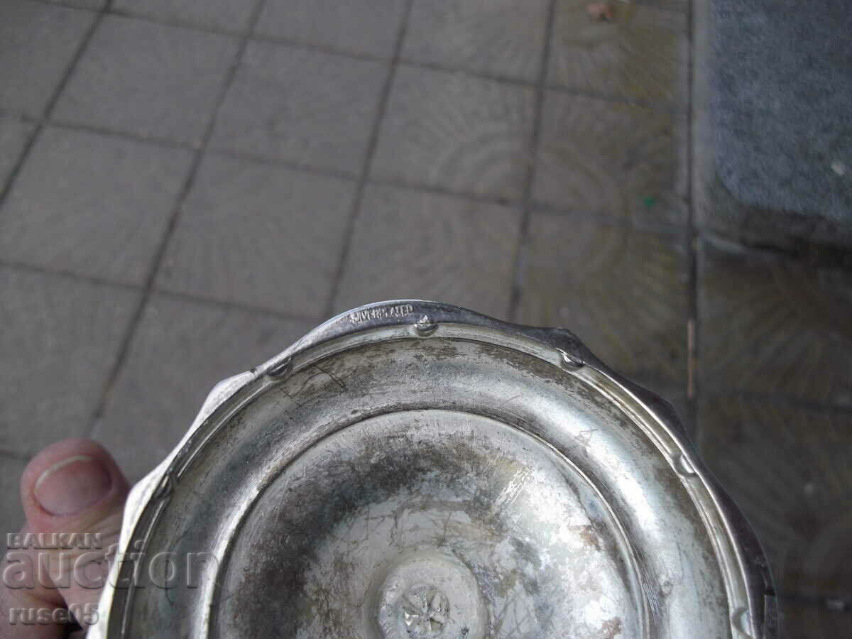 Sfeșnic pentru trei lumânări placat cu argint - 7