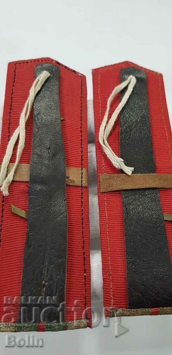 Very rare royal epaulettes Railway Regiment Lieutenant Boris III - 6 Very rare royal epaulettes Railway Regiment Lieutenant Boris III - 6