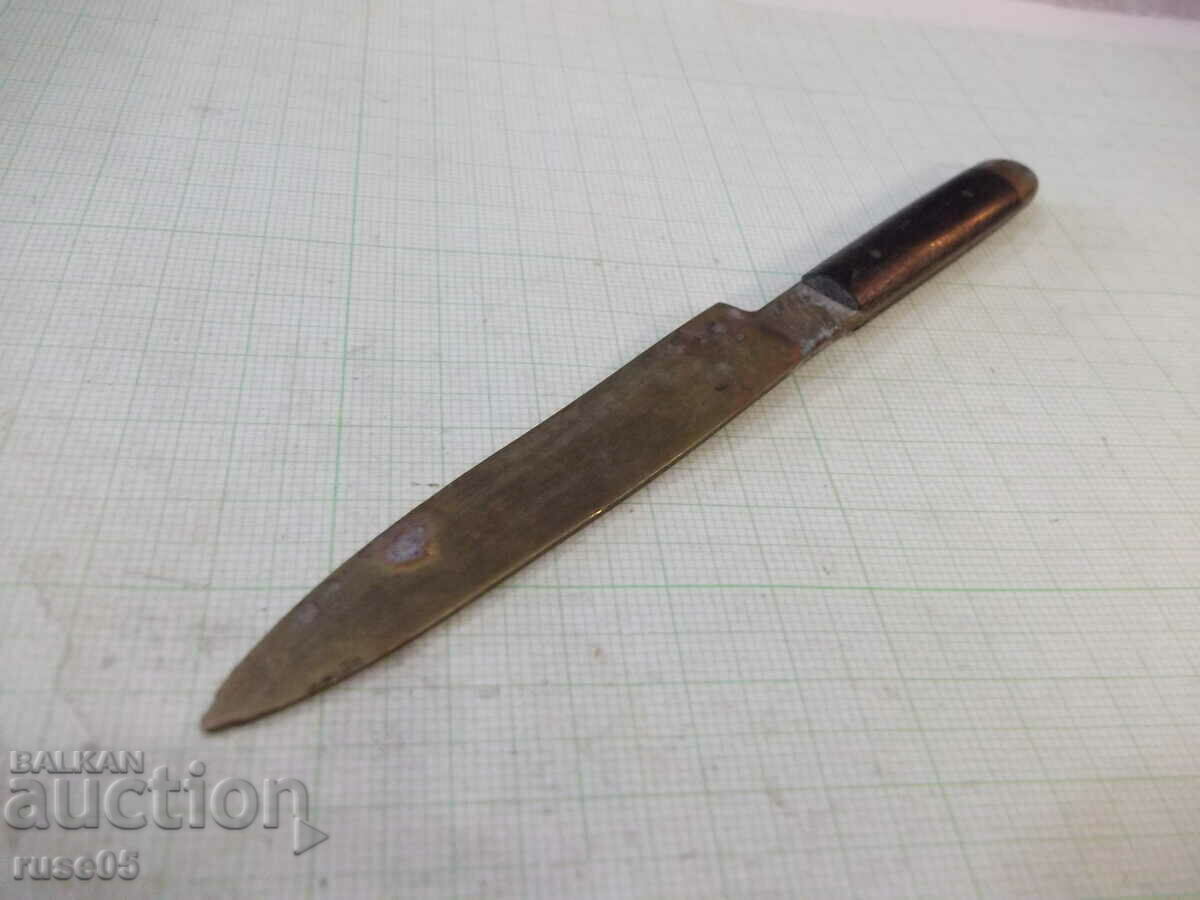 Auction Knife old bronze for opening letters Auction Knife old bronze for opening letters