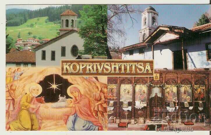 Κάρτα Βουλγαρία Εκκλησίες Koprivshtitsa*