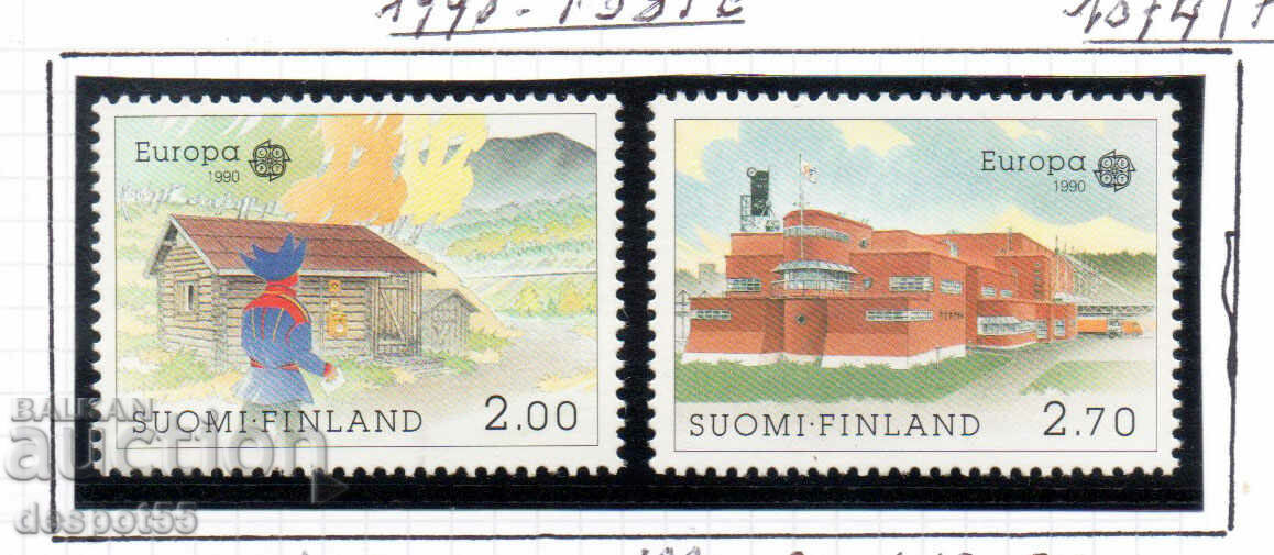 1990. Finlanda. Europa - Oficii poștale.