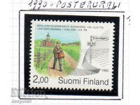 1990. Финландия. 100-годишнина на доставките в страната.
