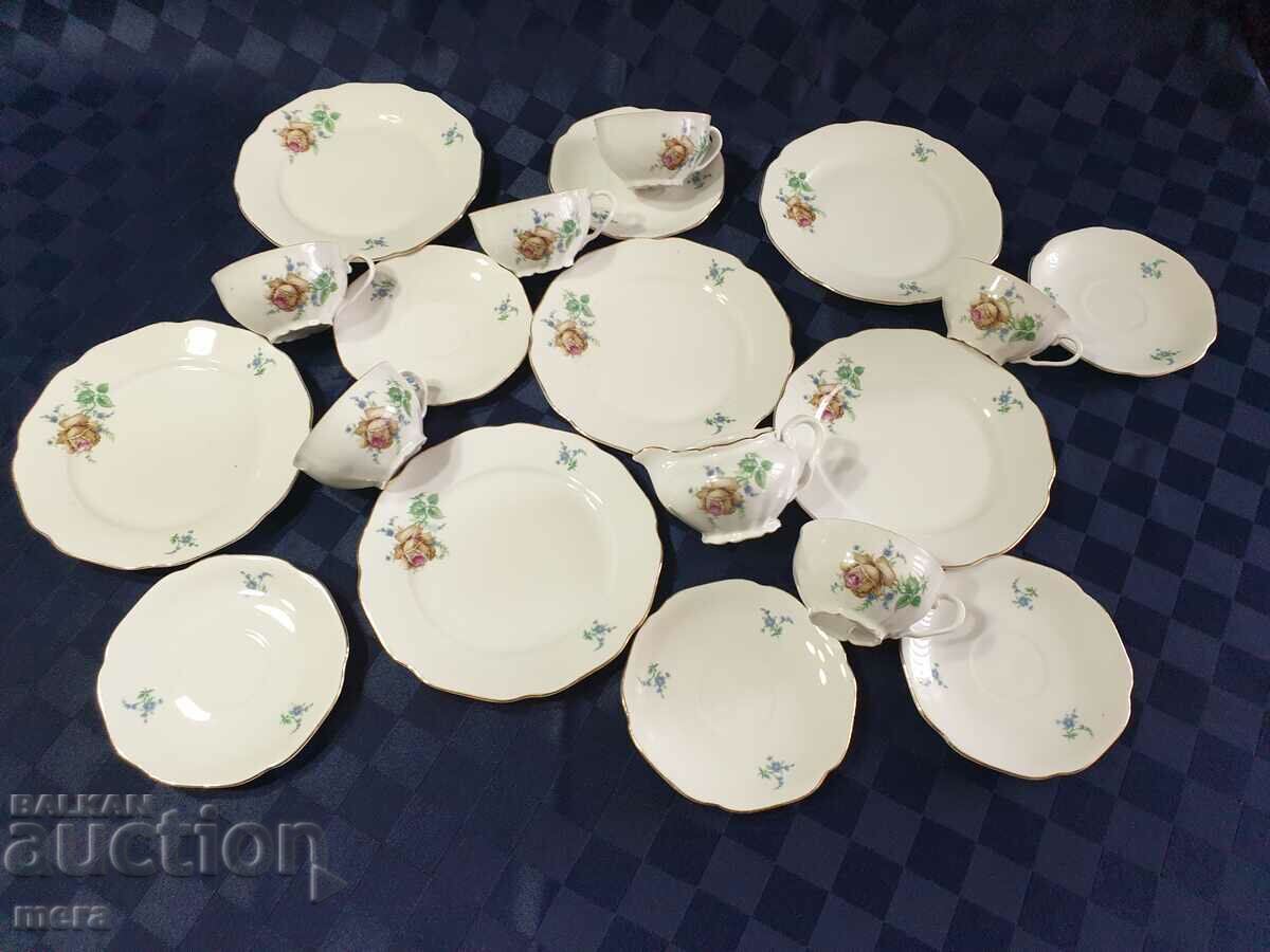 Σέρβις εκλεκτού καφέ από πορσελάνη - Haas & Czjzek Τσεχοσλοβακία με τιμή 120.00 BGN | € 61.36 Σέρβις εκλεκτού καφέ από πορσελάνη - Haas & Czjzek Τσεχοσλοβακία με τιμή 120.00 BGN | € 61.36