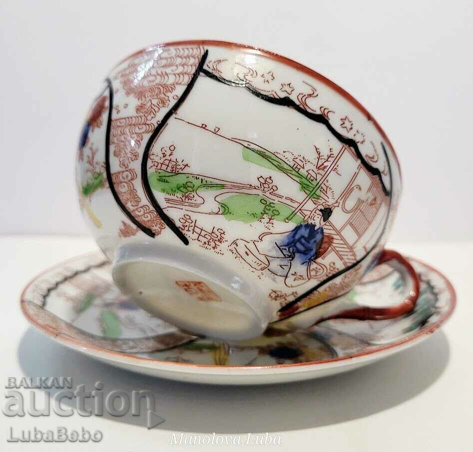 Δημοπρασία Σέρβις ιαπωνικής πορσελάνης. Δημοπρασία Σέρβις ιαπωνικής πορσελάνης.