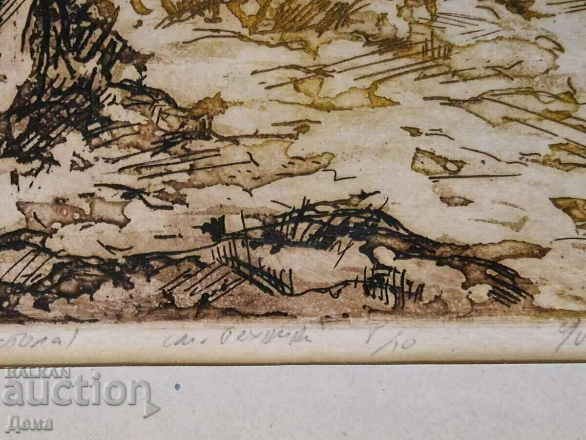 Auction Ivan Bachvarov graphics Auction Ivan Bachvarov graphics