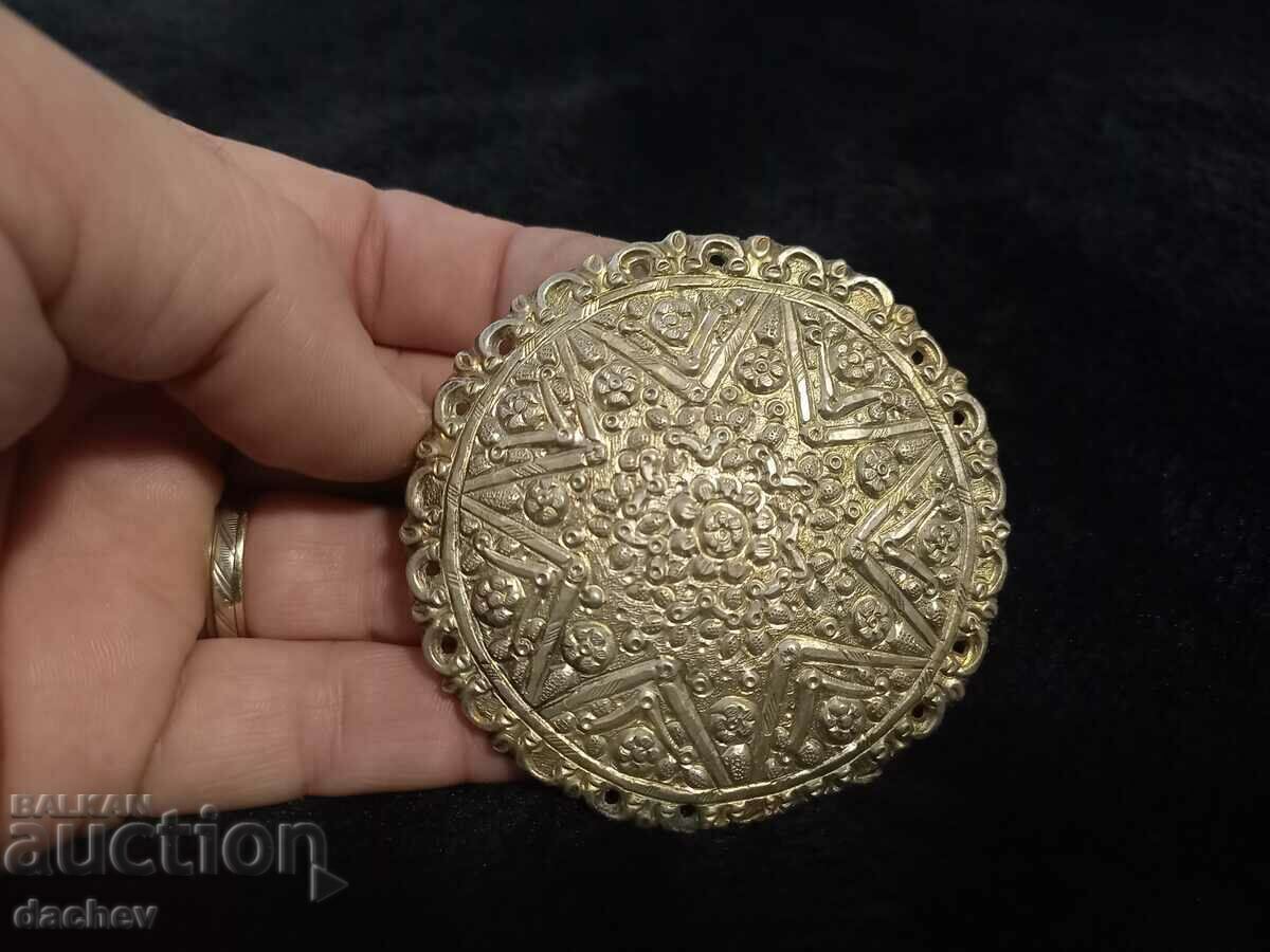 ВЪЗРОЖДЕНСКИ СРЕБЪРЕН КОВАН ТЕПЕЛЪК пафти пафта носия