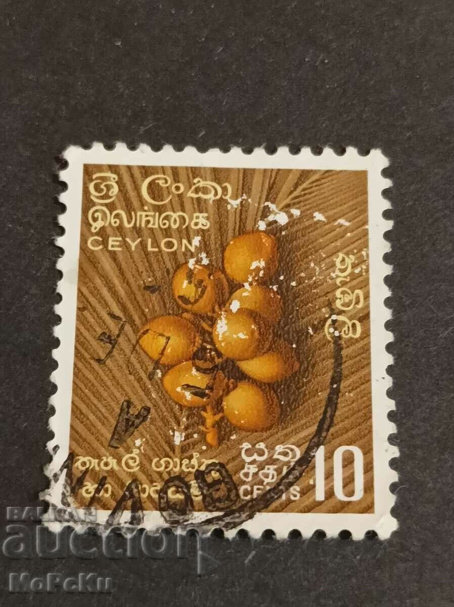 Ceylon postage stamp