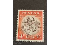 Пощенска марка Ceylon
