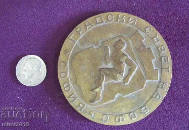 Delivery of Vintich Bronze Plaque Sofia Bulgaria