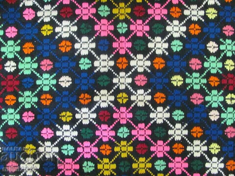 Delivery of 19th century Folk Art Woolen Rug, Rug handmade