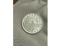 2 șilingi 1928, Austria - monedă de argint