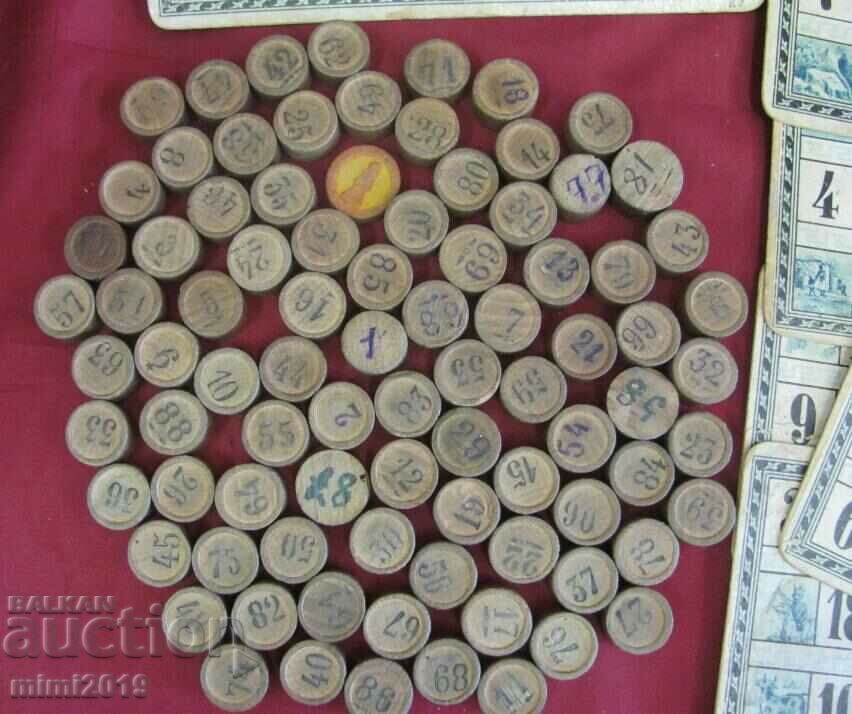 Delivery of 19th Century Children's Lotto Game Delivery of 19th Century Children's Lotto Game