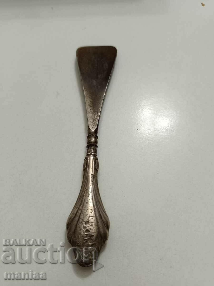 Old marked English shoemaker with silver handle