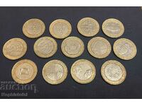 Lot de 13 monede comemorative de 2 GBP - Marea Britanie
