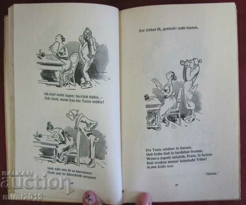 Vintich Book WILHELM BUSCH DIE FROMME HELENE - 6 Vintich Book WILHELM BUSCH DIE FROMME HELENE - 6