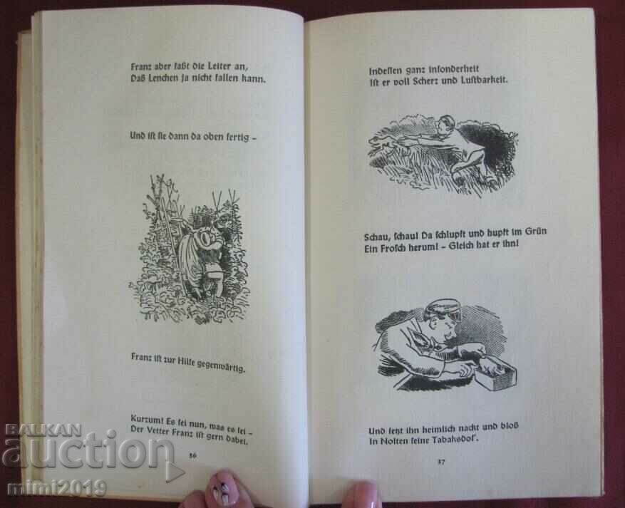 Vintich Book WILHELM BUSCH DIE FROMME HELENE - 7 Vintich Book WILHELM BUSCH DIE FROMME HELENE - 7