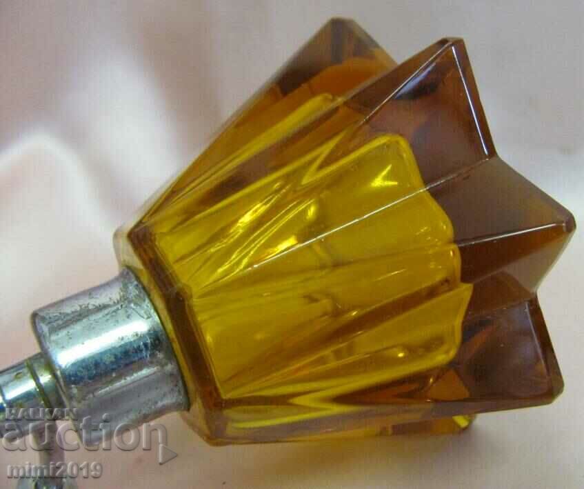30 Crystal Amber Glass Perfume Bottle - 7 30 Crystal Amber Glass Perfume Bottle - 7