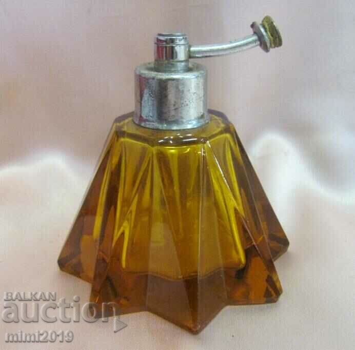 30 sticle de parfum din sticlă de cristal ambră