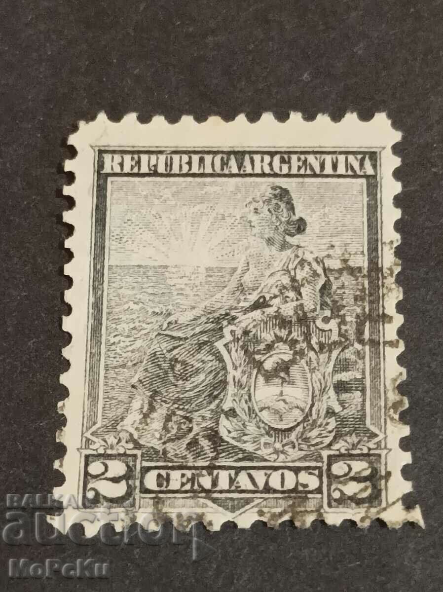 Пощенска марка Аржентина
