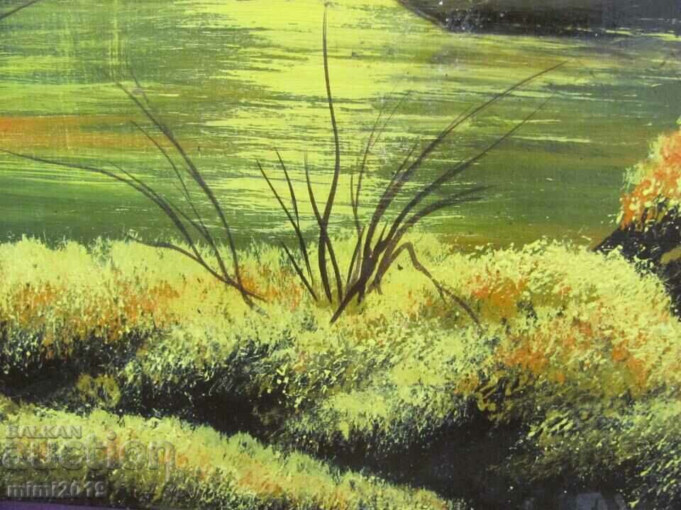 Painting Landscape oil and phaser 50x30 cm. - 5 Painting Landscape oil and phaser 50x30 cm. - 5