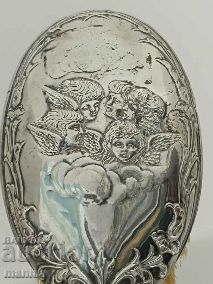 Old Marked Silver English Brush 1897 with price 390.00 BGN | € 199.40 Old Marked Silver English Brush 1897 with price 390.00 BGN | € 199.40