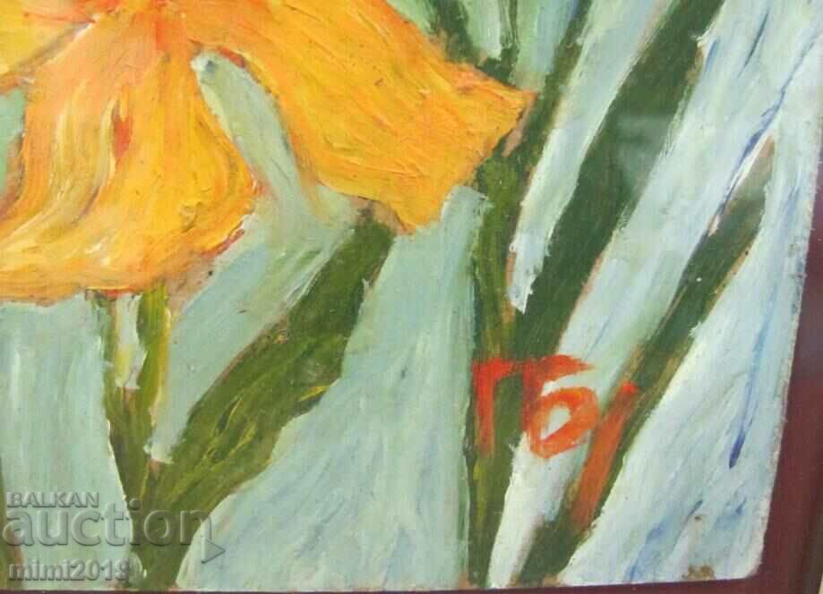 Auction Oil painting and phaser signed Auction Oil painting and phaser signed