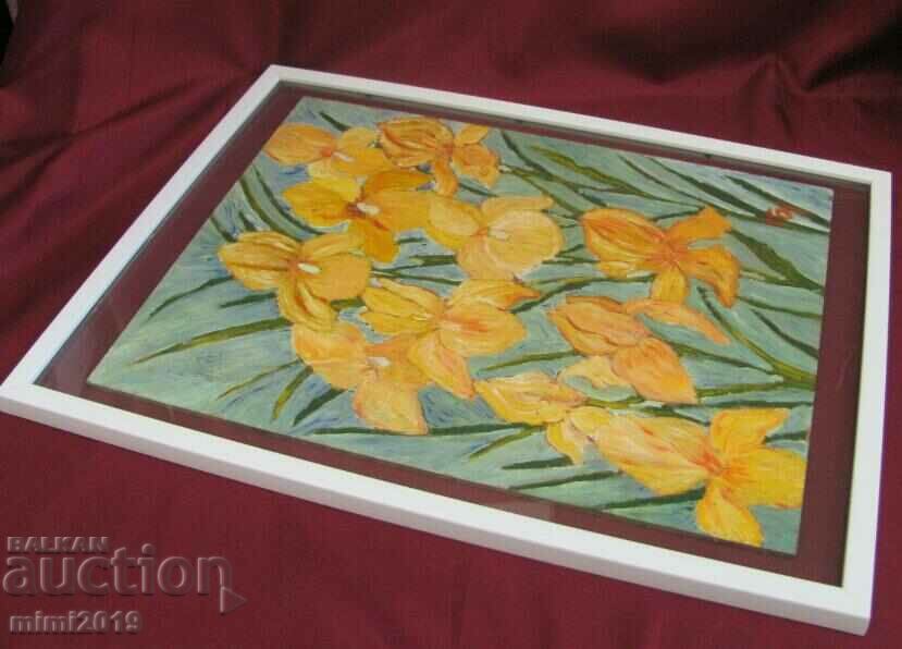 Oil painting and phaser signed - 5 Oil painting and phaser signed - 5