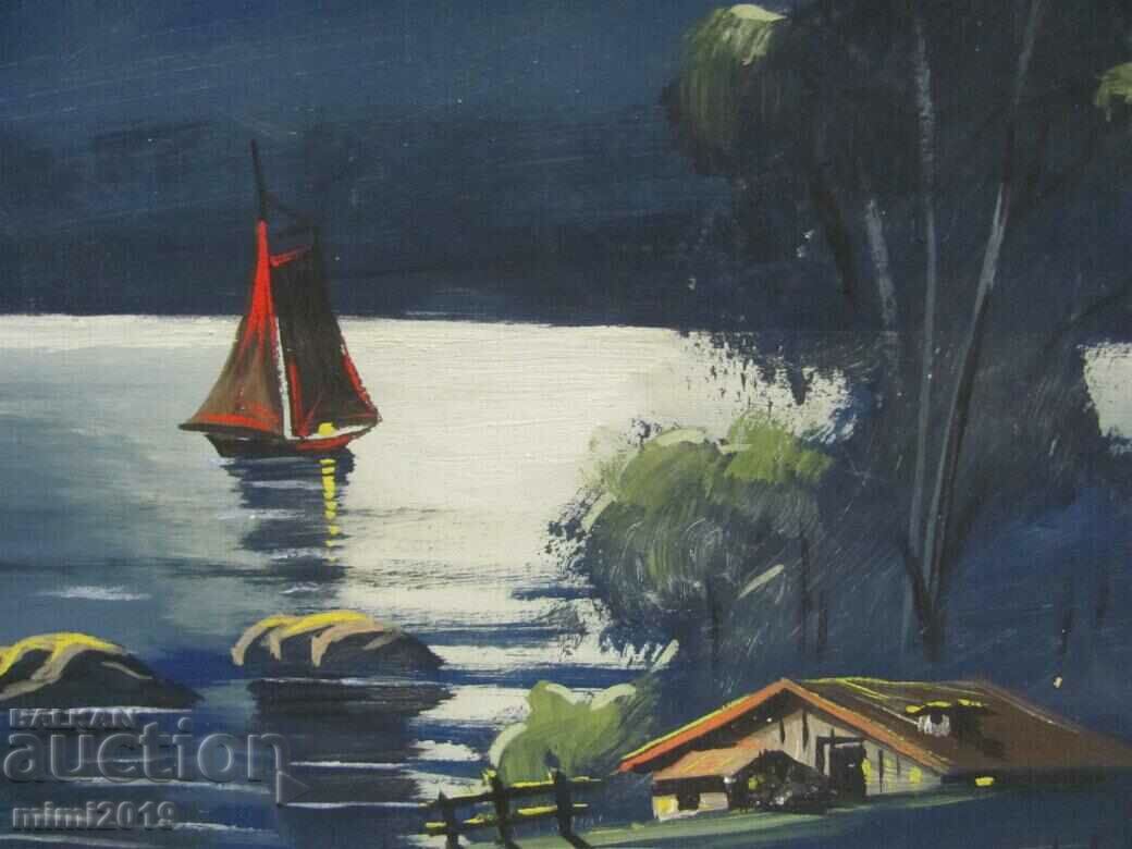 Auction Old Painting oil on cardboard signed 39x30 cm. Auction Old Painting oil on cardboard signed 39x30 cm.