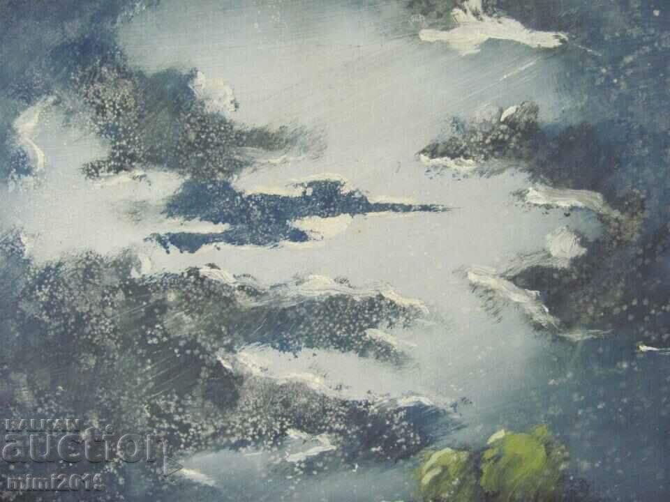 Old Painting oil on cardboard signed 39x30 cm. - 5 Old Painting oil on cardboard signed 39x30 cm. - 5