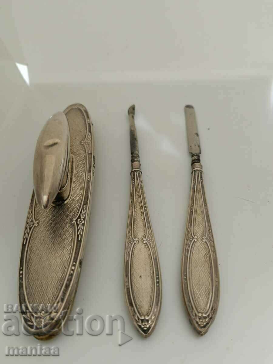 Old English silver set 1928