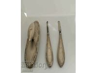 Set englezesc vechi de argint 1928