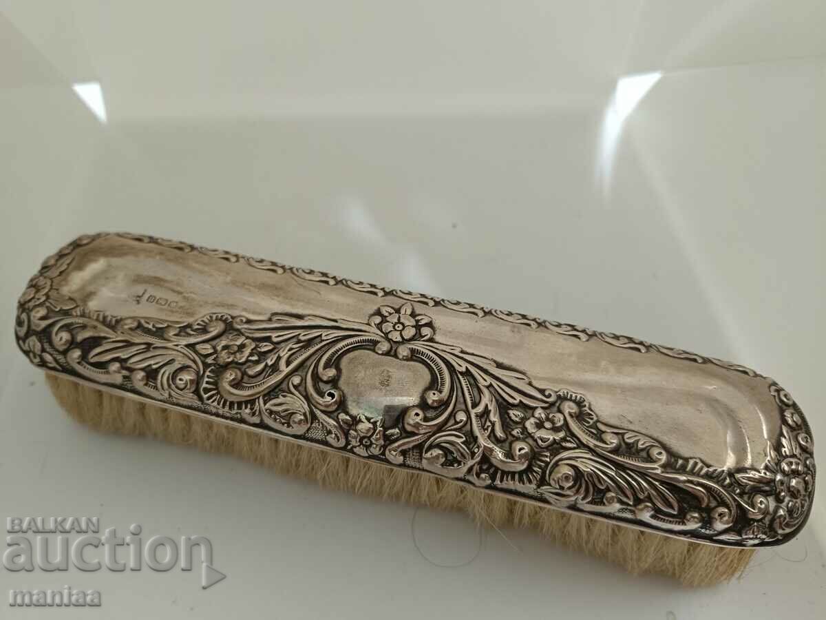 Old English Silver Marked Brush 1905 Sheffield
