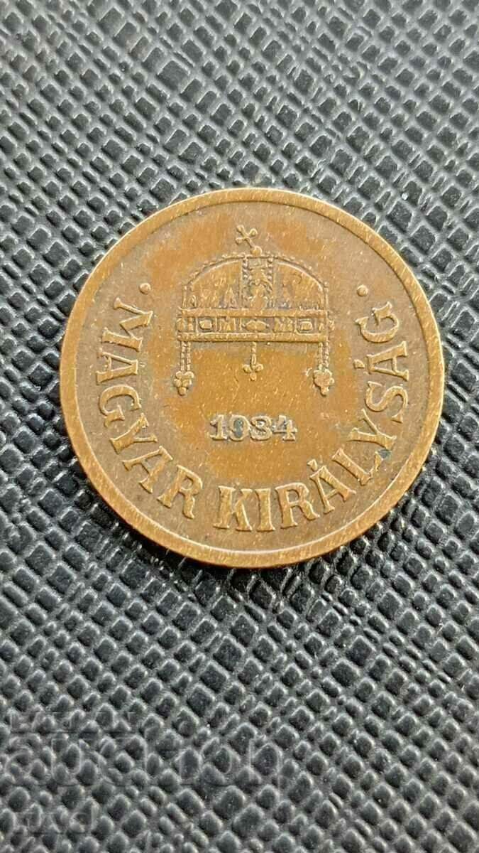 Auction Hungary, 2 fillers 1934 Auction Hungary, 2 fillers 1934