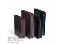 Album OPTIMA KURT for coins and/or banknotes eco-leather with zipper